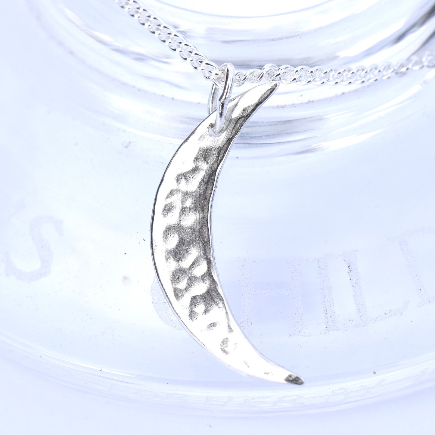 Silver Crescent Moon pendant