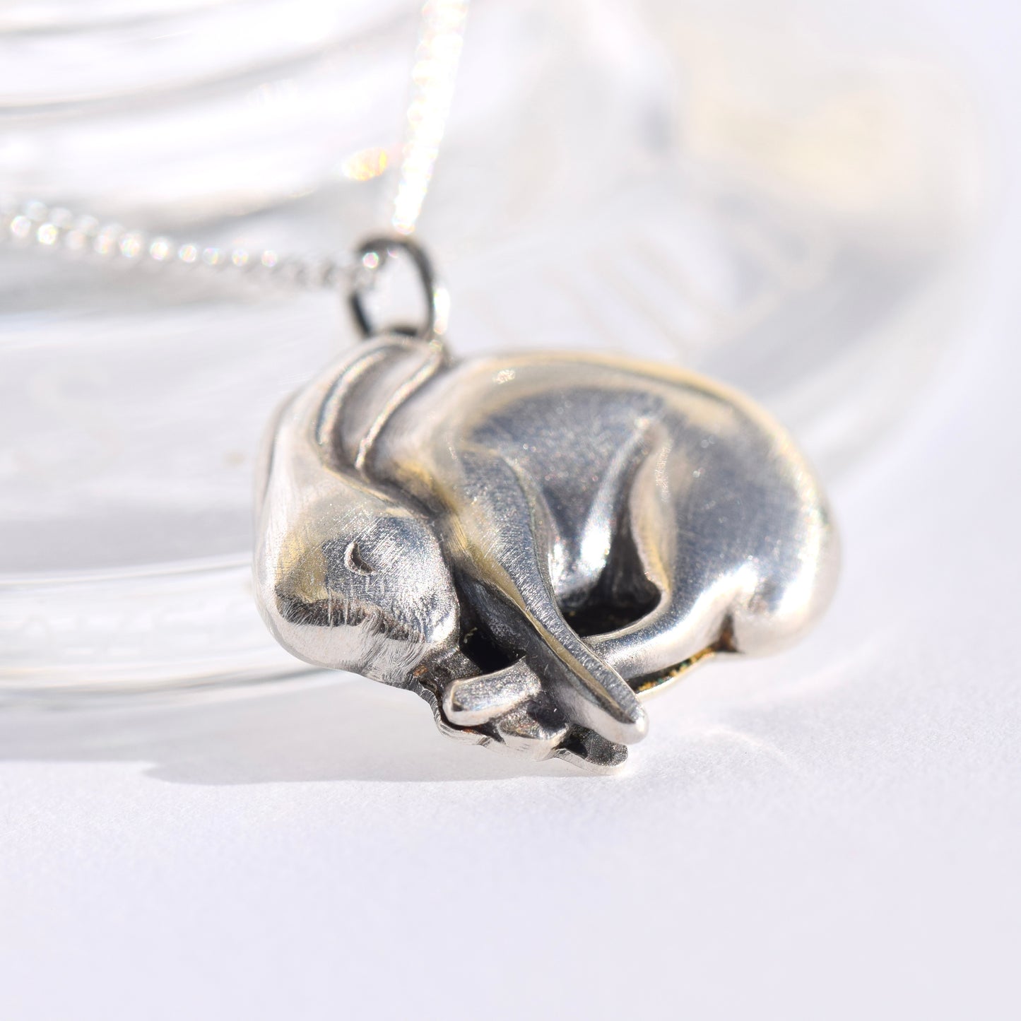 Silver Bunny Rabbit Pendant
