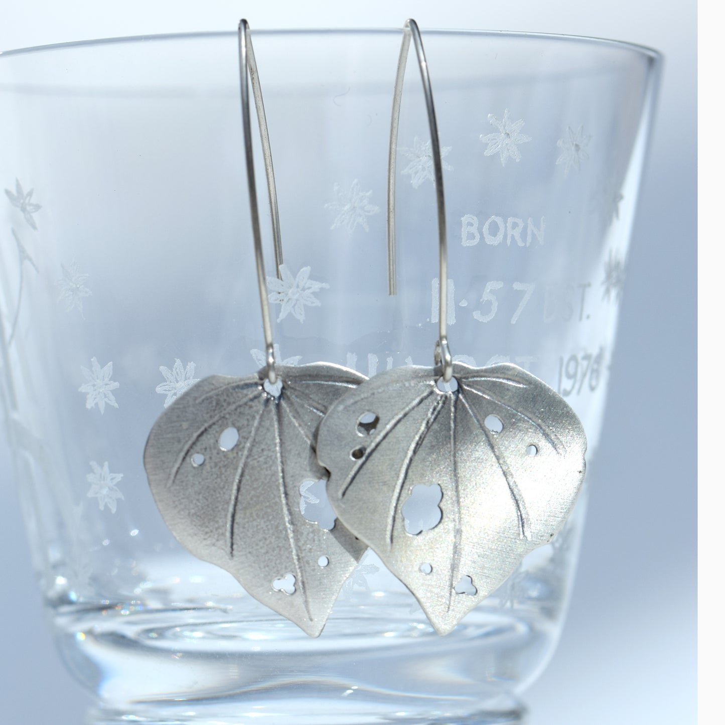 Kawakawa Long dangle earrings