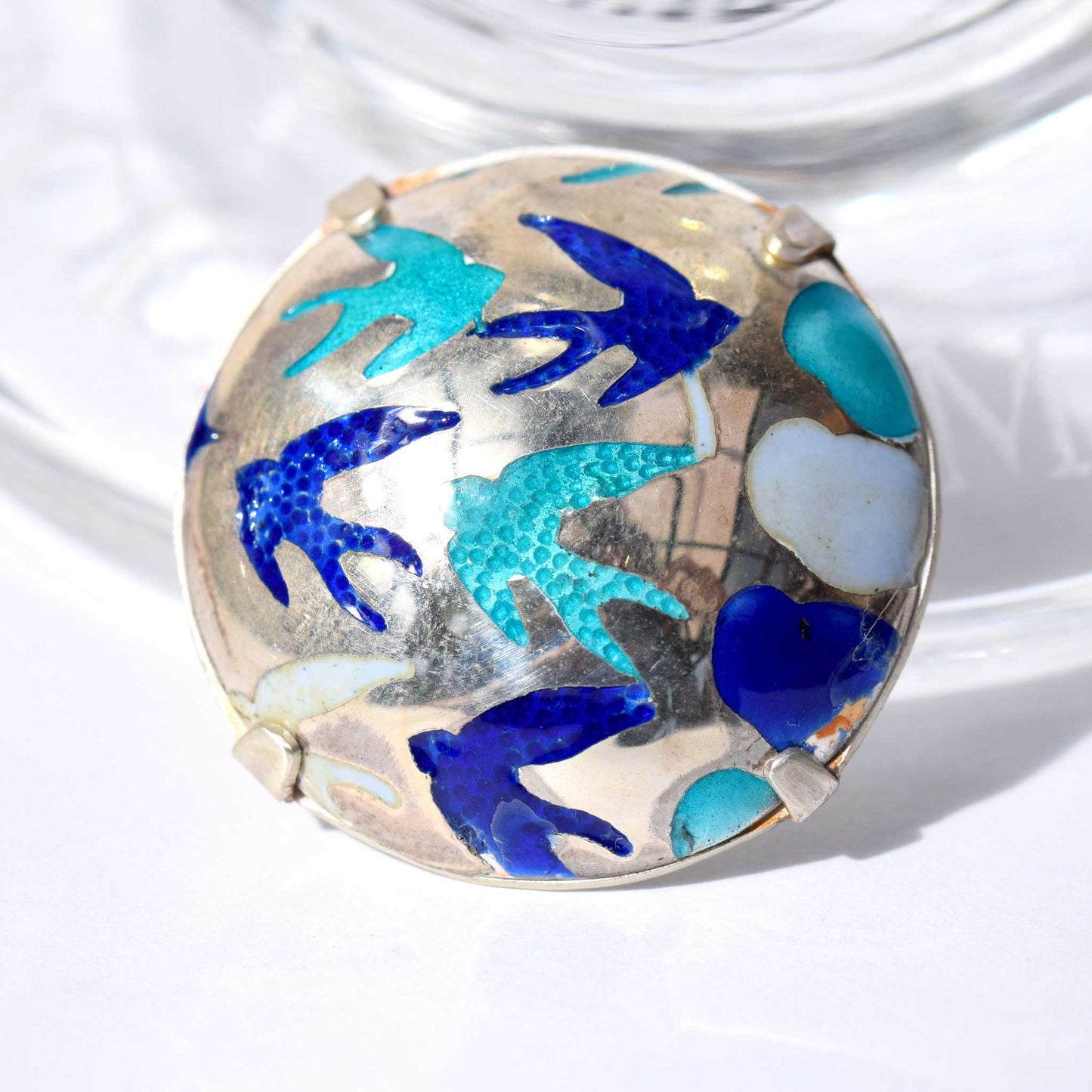 Swallow brooch