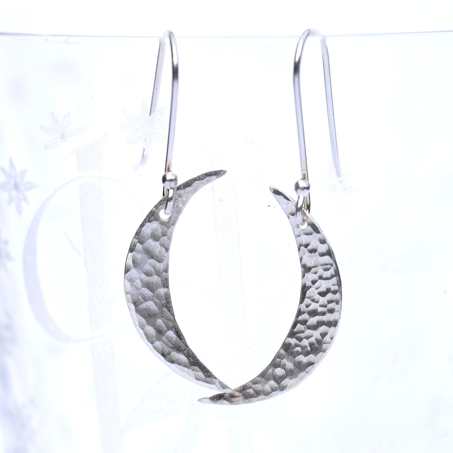 Small Crescent silver moons