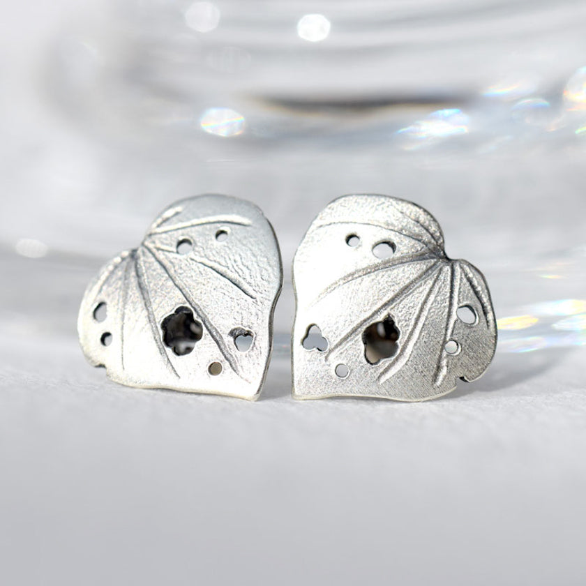 Kawakawa studs (sterling silver)