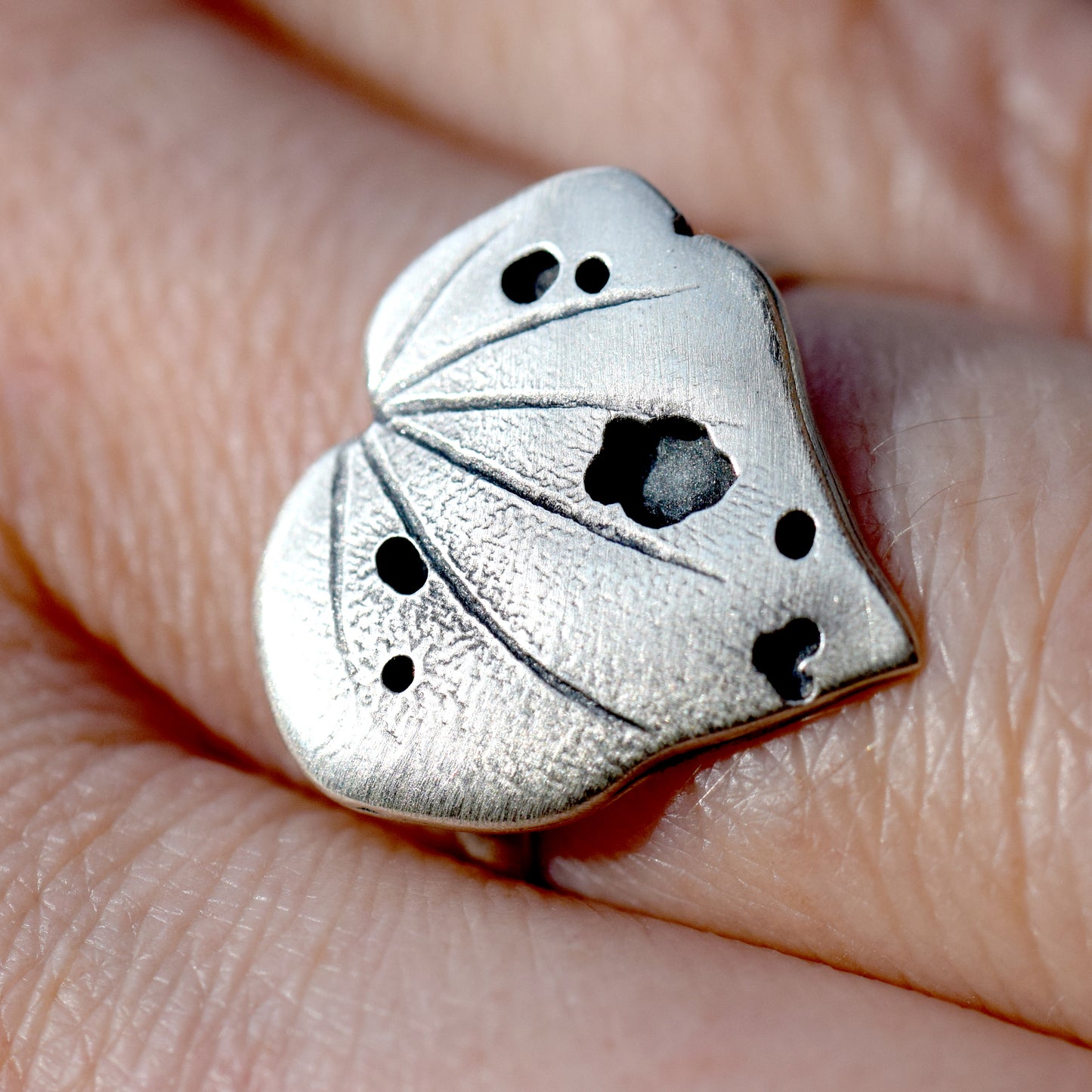 Kawakawa ring - sterling silver