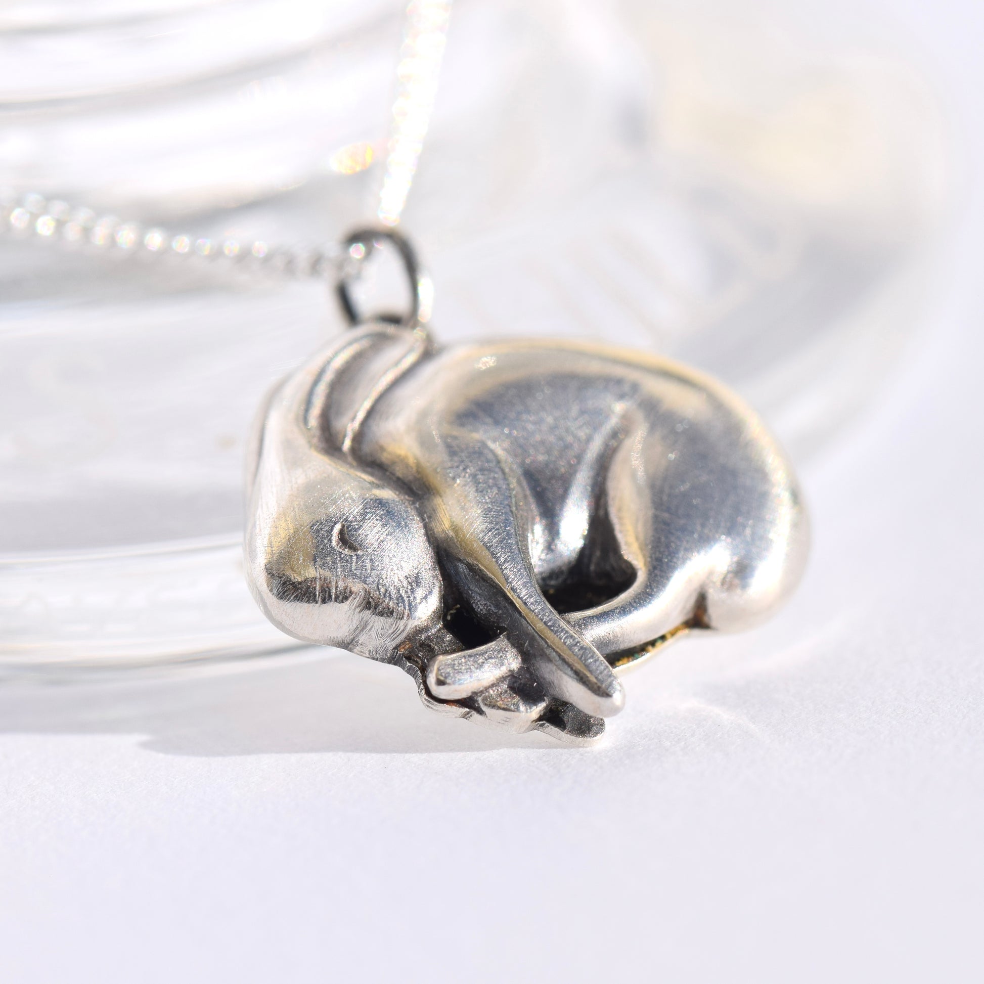Silver Bunny Rabbit Pendant – Su Keates Jewellery